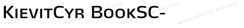 KievitCyr BookSC字体转换